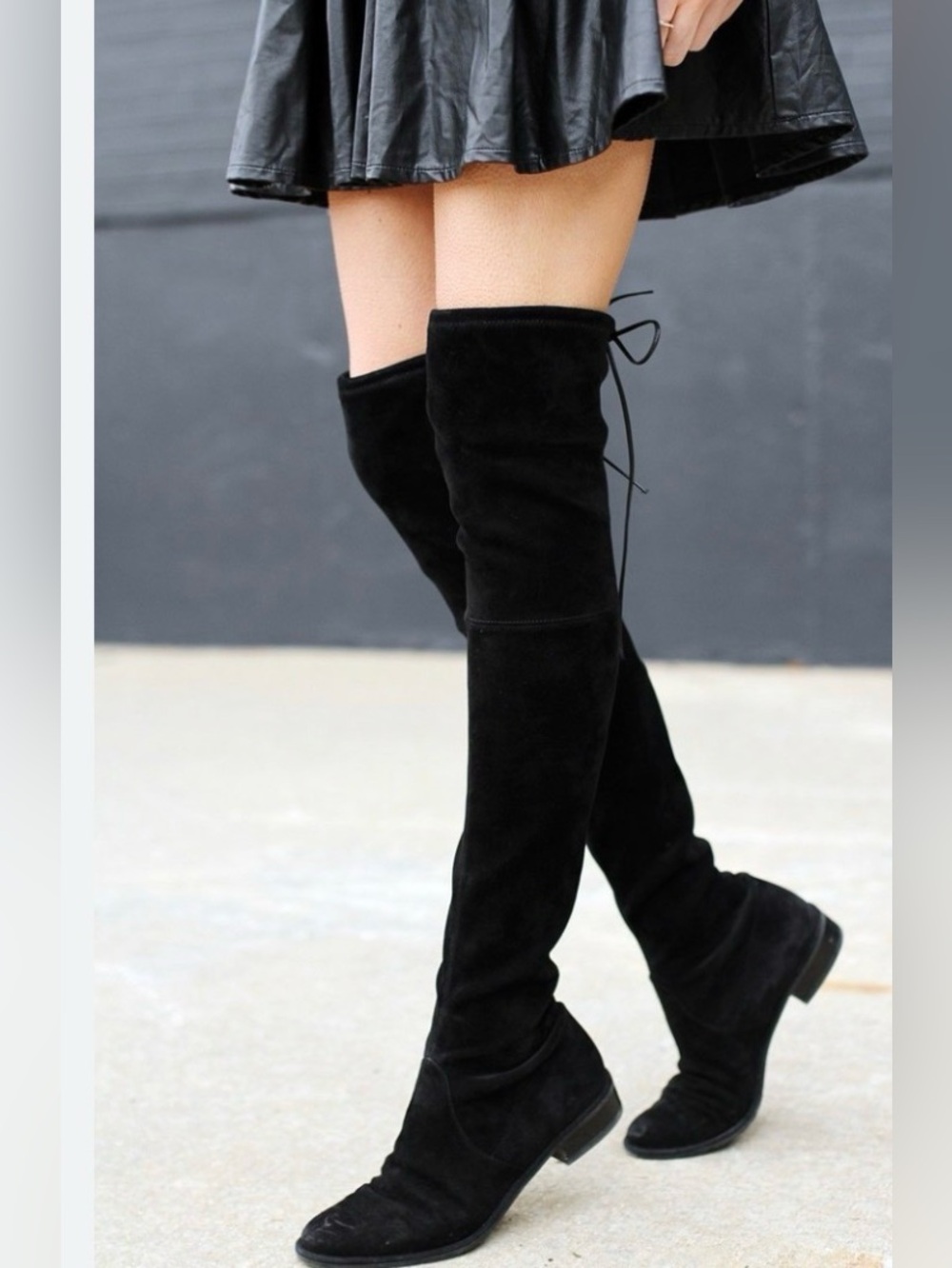 Stuart Weitzman suede Lowland boots